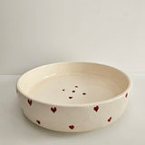 Tayri Heart Bowls — Set of 3 Berber Ceramic Bowls