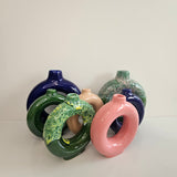 Afriq Loop Vase — Modern Handmade Ceramic Sculpture