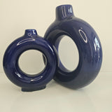 Afriq Loop Vase — Modern Handmade Ceramic Sculpture