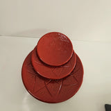 Set of 3 Tizwelt Plates — Traditional Berber Ceramic Tableware