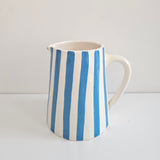 Carafe Stripe Amazigh — Pichet en Céramique Artisanale 800ml