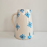 Amazigh Flower Carafe — Hand-Painted Ceramic Pitcher 1.5L