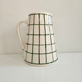 Carafe Grid Amazigh — Pichet en Céramique Artisanale 1.5L