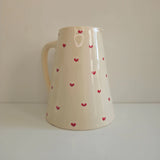 Sketch Carafe or Hearts Carafe — Handcrafted Ceramic Wall Art 1.5L