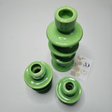 Trio of Ceramic Candle Holders – Glossy Finish