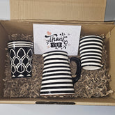 Coffret Cadeau Noir SAFI – Mug, Gobelet & Pichet