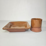 Tamegroute Duo – Mug & Plateau Carré