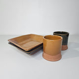 Tamegroute Duo – Mug & Plateau Carré