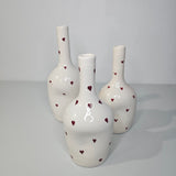 Tayri Trio – Ceramic Heart Vases