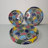 Zellige Festival — Set of Multicolored Ceramic Bowls