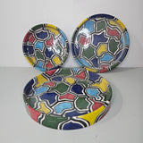 Zellige Festival — Set of Multicolored Ceramic Bowls