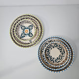 Essaouira Sun — Set of Ceramic Bowls with Berber Hearts