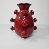 Garnet Blossom – Organic Sculptural Vase