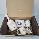 Coffret Cadeau Tayri Trio – Bouteille Vase et Duo de Mugs