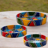 Zellige Festival — Set of Multicolored Ceramic Bowls