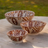 Trio Ritual — Spicy Bark Bowls in Handcrafted Ceramic