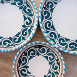 Essaouira Sun — Set of Ceramic Bowls with Berber Hearts