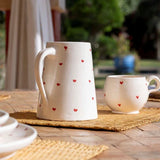 Sketch Carafe or Hearts Carafe — Handcrafted Ceramic Wall Art 1.5L