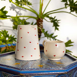 Sketch Carafe or Hearts Carafe — Handcrafted Ceramic Wall Art 1.5L