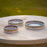 Essaouira Sun — Set of Ceramic Bowls with Berber Hearts