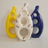 Vase Oulmès — Sculpture Design Berbère en Céramique Artisanale
