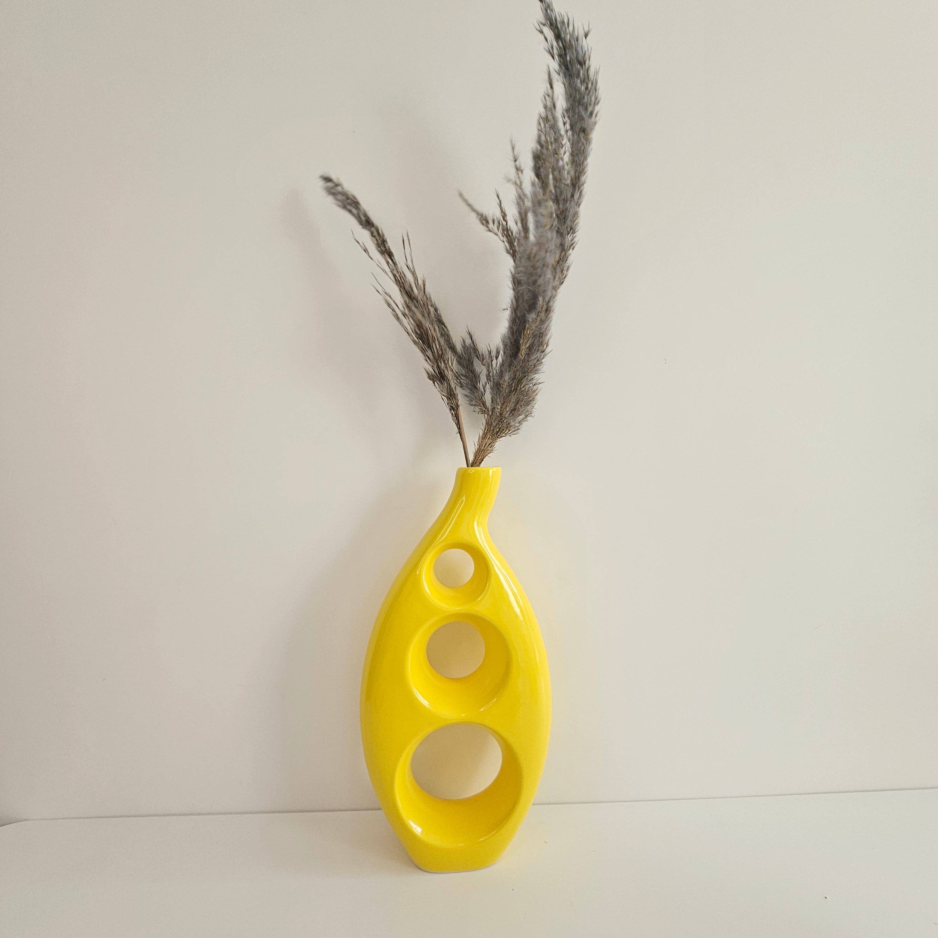 Vase Oulmès — Sculpture Design Berbère en Céramique Artisanale