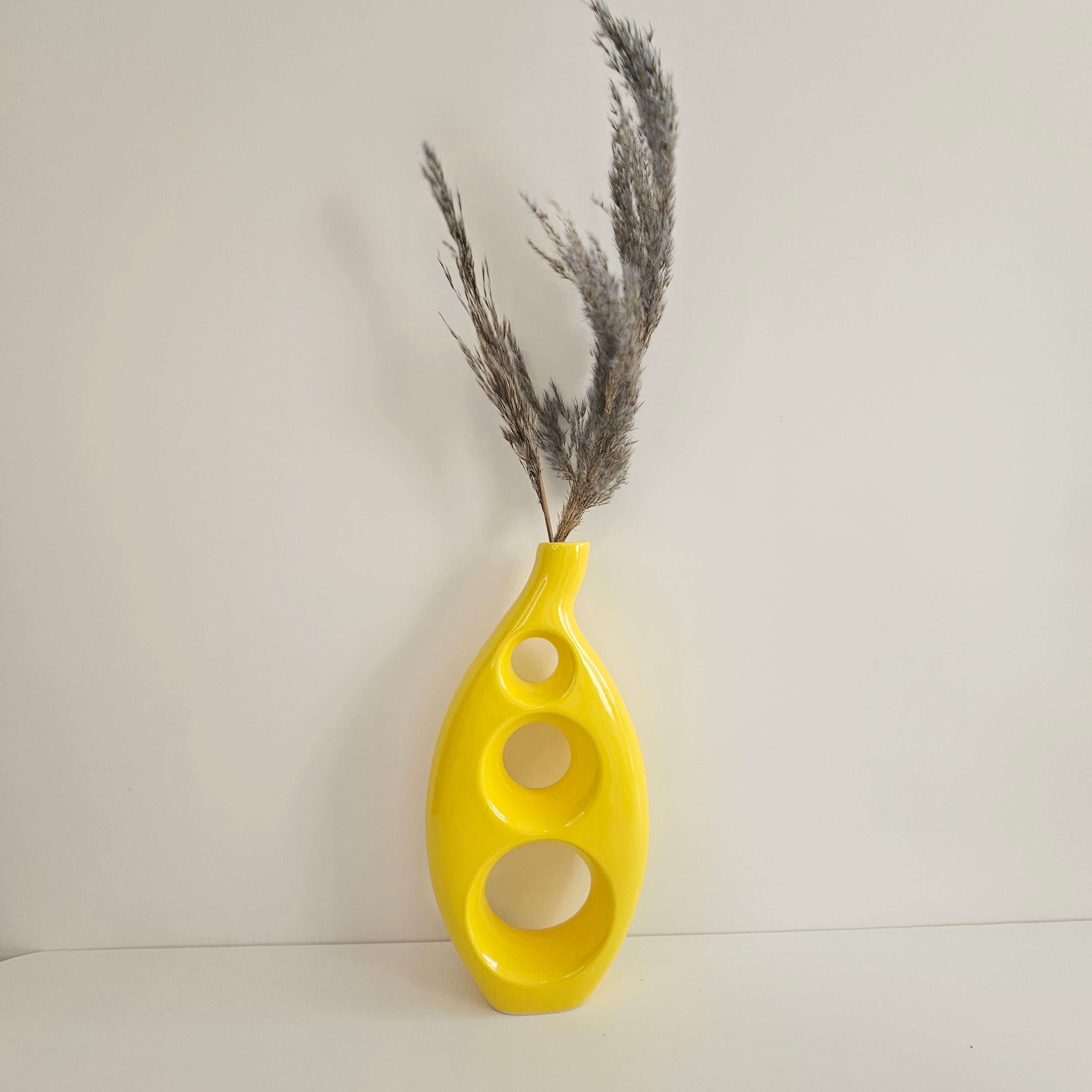 Vase Oulmès — Sculpture Design Berbère en Céramique Artisanale