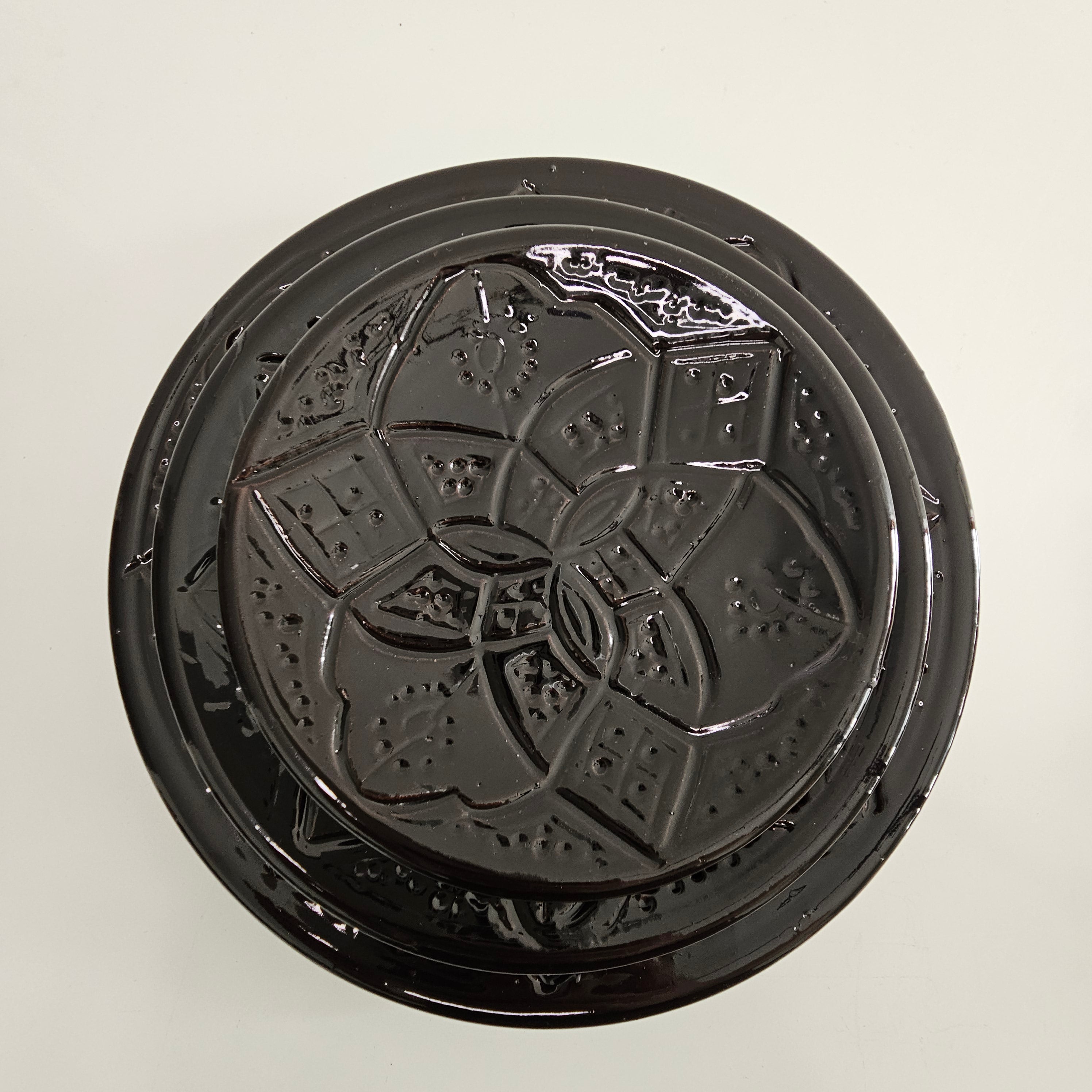 Set de 3 Assiettes Tizwelt — Vaisselle Berbère en Céramique Traditionnelle