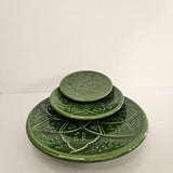 Set de 3 Assiettes Tizwelt — Vaisselle Berbère en Céramique Traditionnelle