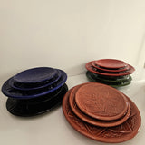 Set de 3 Assiettes Tizwelt — Vaisselle Berbère en Céramique Traditionnelle