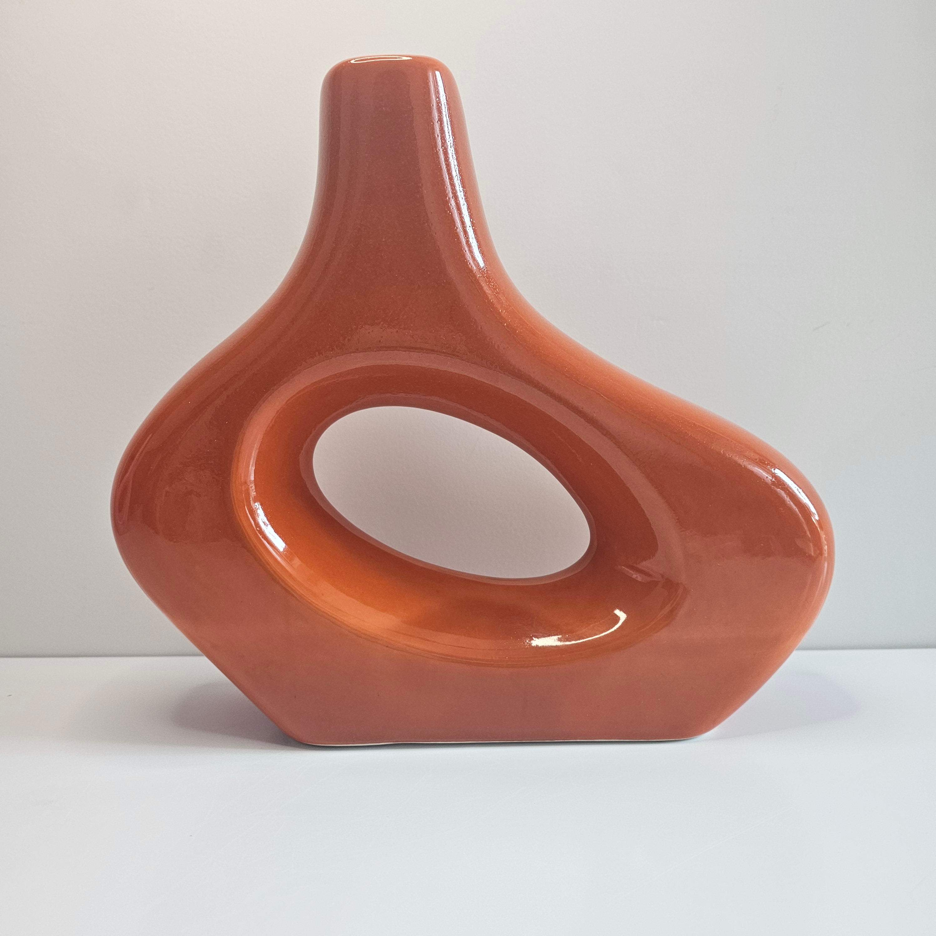 Vase Afriq Orbit — Sculpture Design en Céramique Artisane