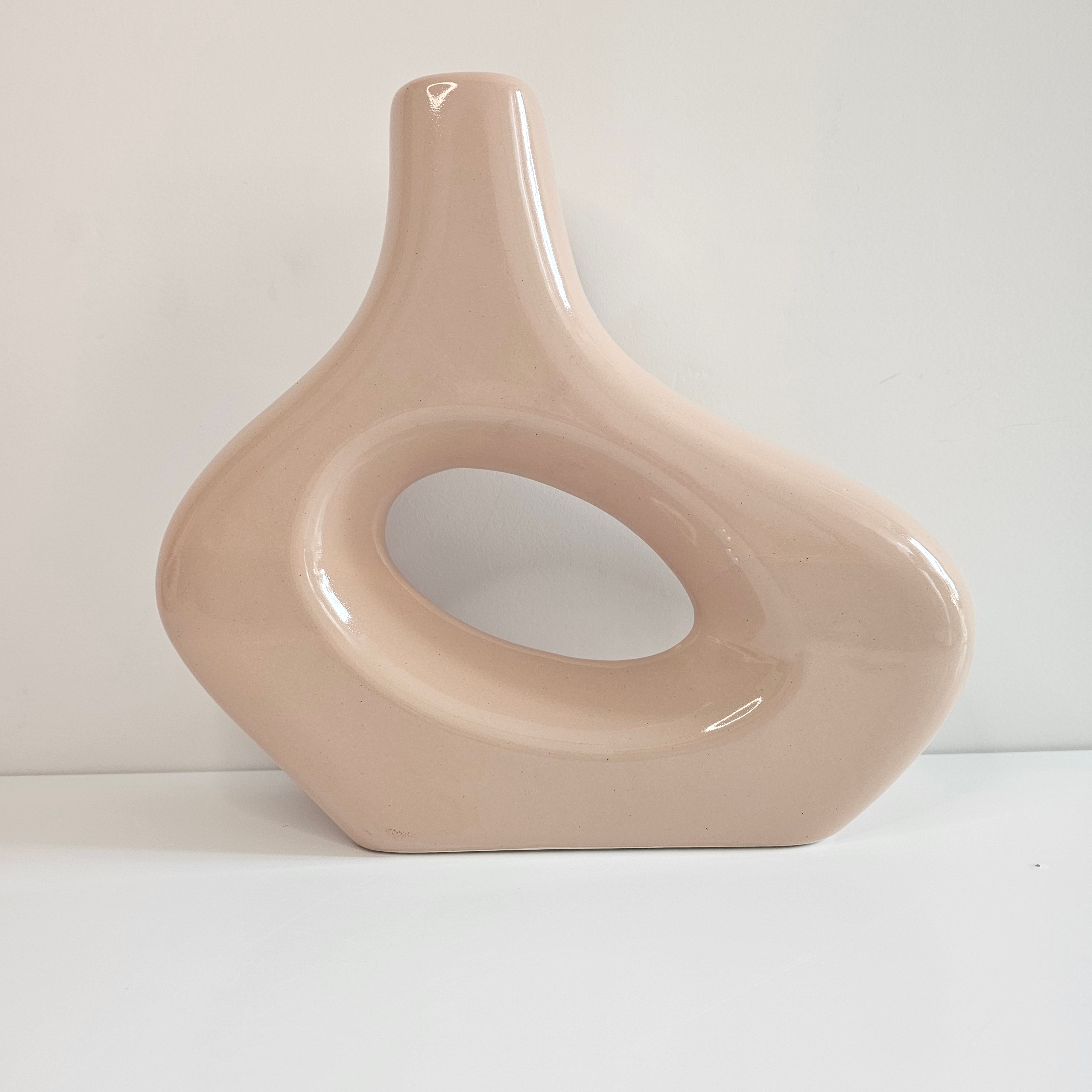 Vase Afriq Orbit — Sculpture Design en Céramique Artisane
