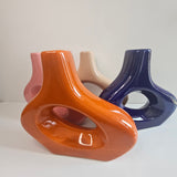 Vase Afriq Orbit — Sculpture Design en Céramique Artisane