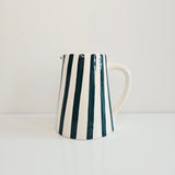 Carafe Stripe Amazigh — Pichet en Céramique Artisanale 800ml