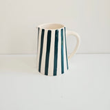 Carafe Stripe Amazigh — Pichet en Céramique Artisanale 800ml