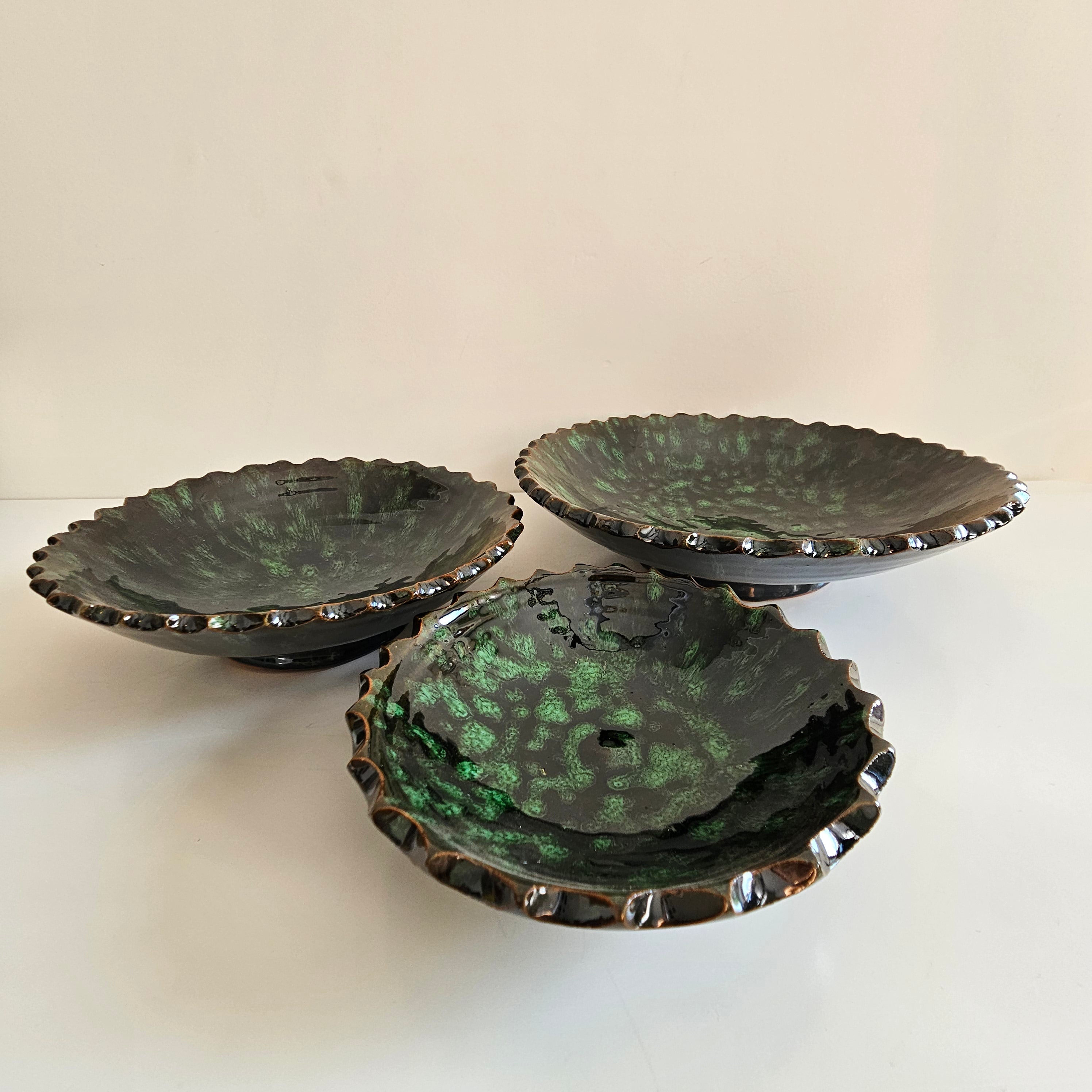 Set de 3 Coupelles Atlas — Vaisselle Artisane en Céramique