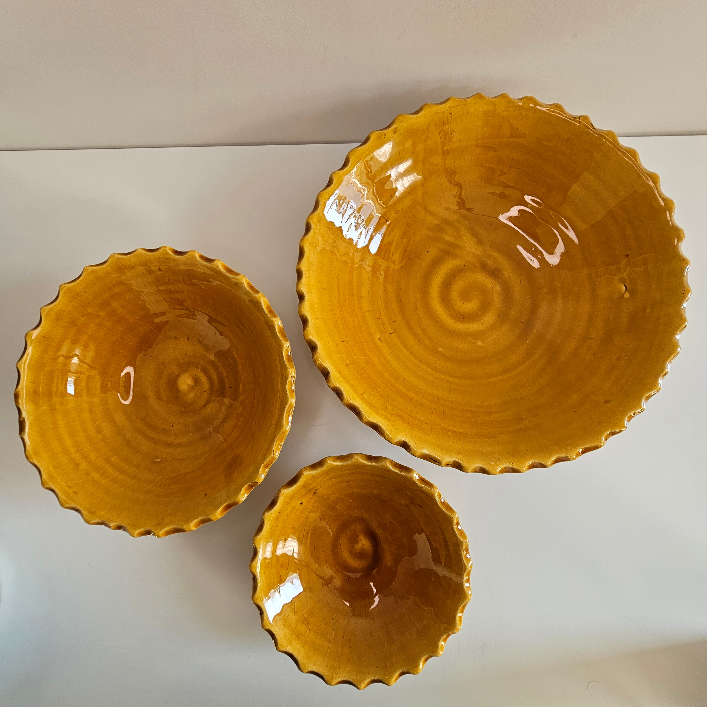 Set de 3 Coupelles Atlas — Vaisselle Artisane en Céramique