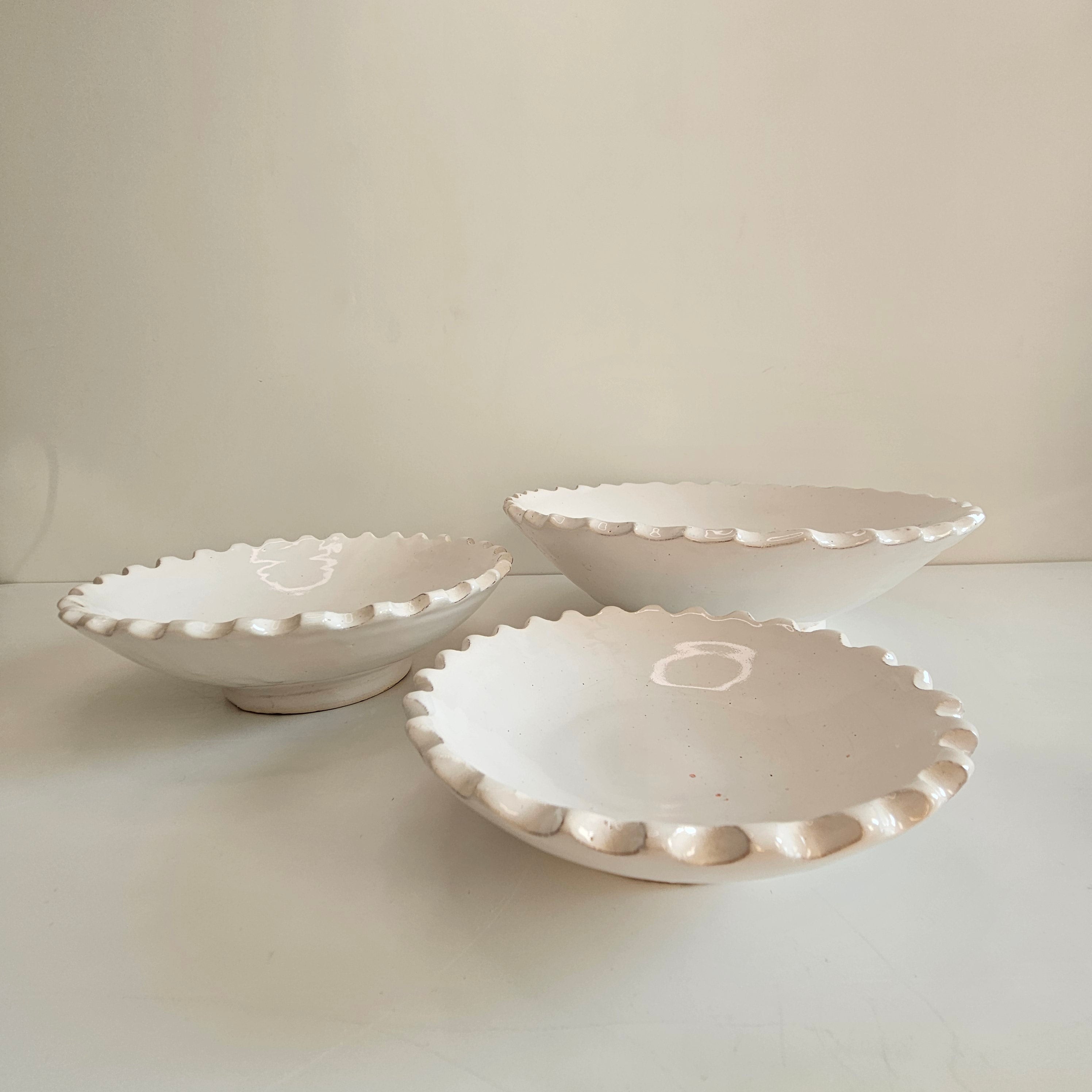 Set de 3 Coupelles Atlas — Vaisselle Artisane en Céramique