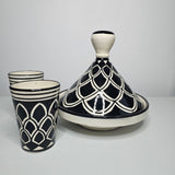 Safi Noir Majorelle – Tumbler Lotus Zellige