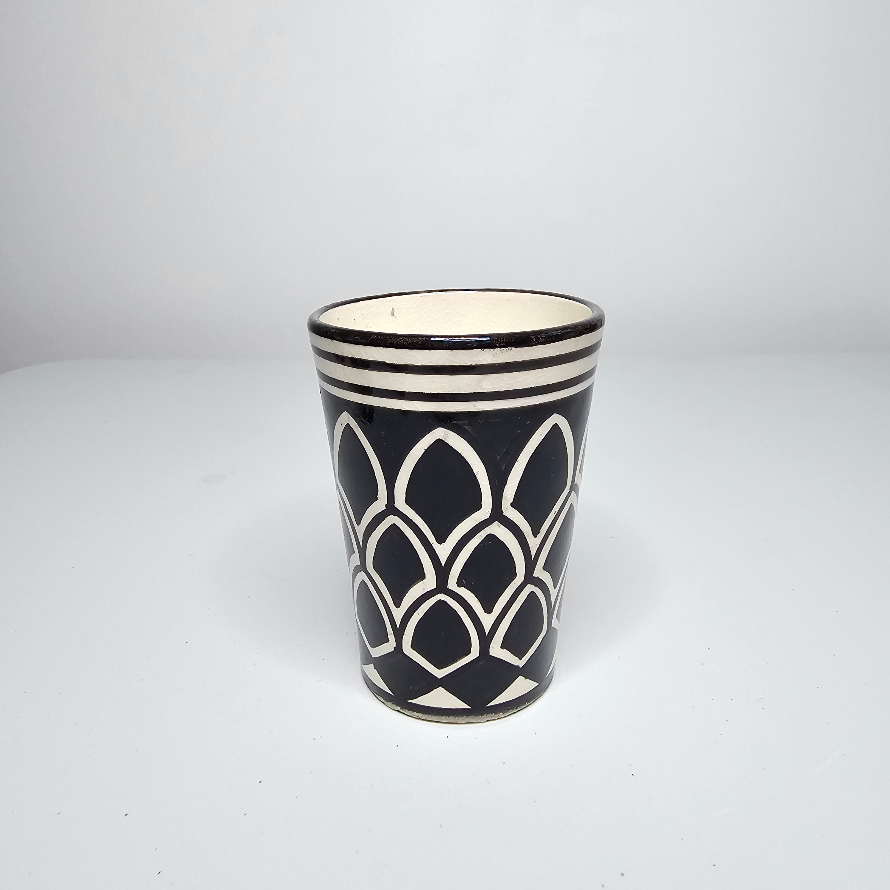 Safi Noir Majorelle – Tumbler Lotus Zellige