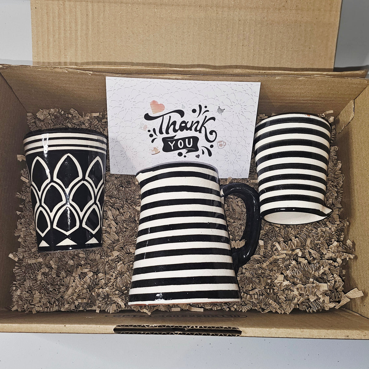 SAFI Black Gift Set – Mug, Tumbler & Pitcher
