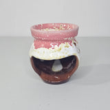Handmade Pottery Oil Diffuser &amp; Tealight Holder – Earth Tone Glaze