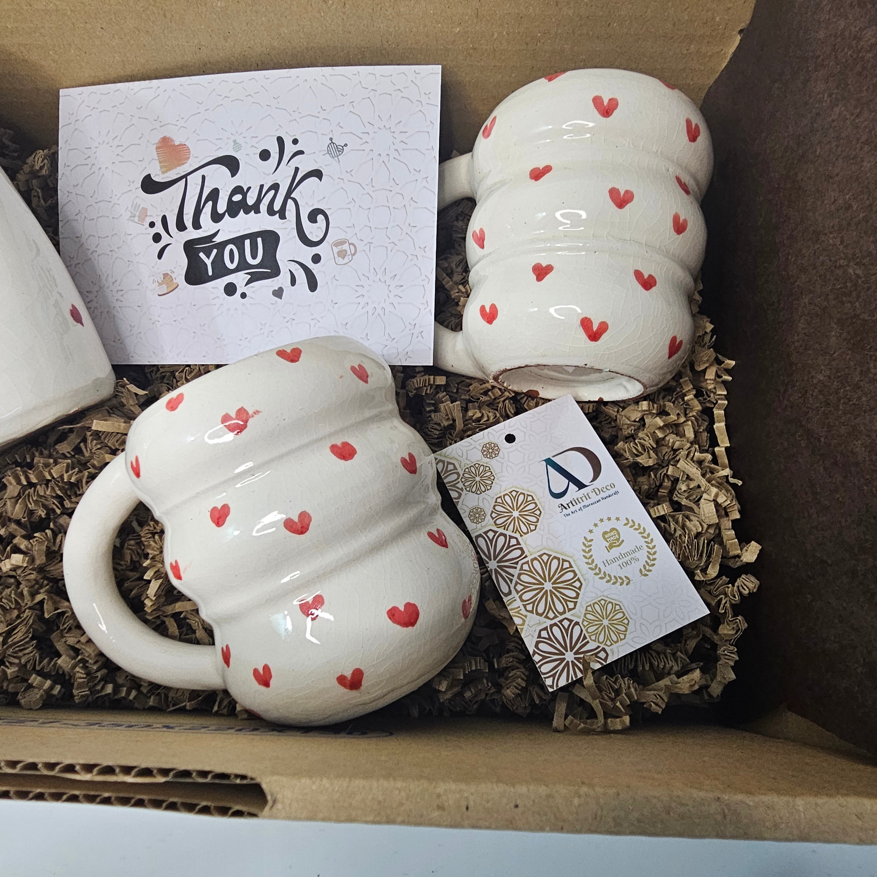 Coffret Cadeau Tayri Trio – Bouteille Vase et Duo de Mugs