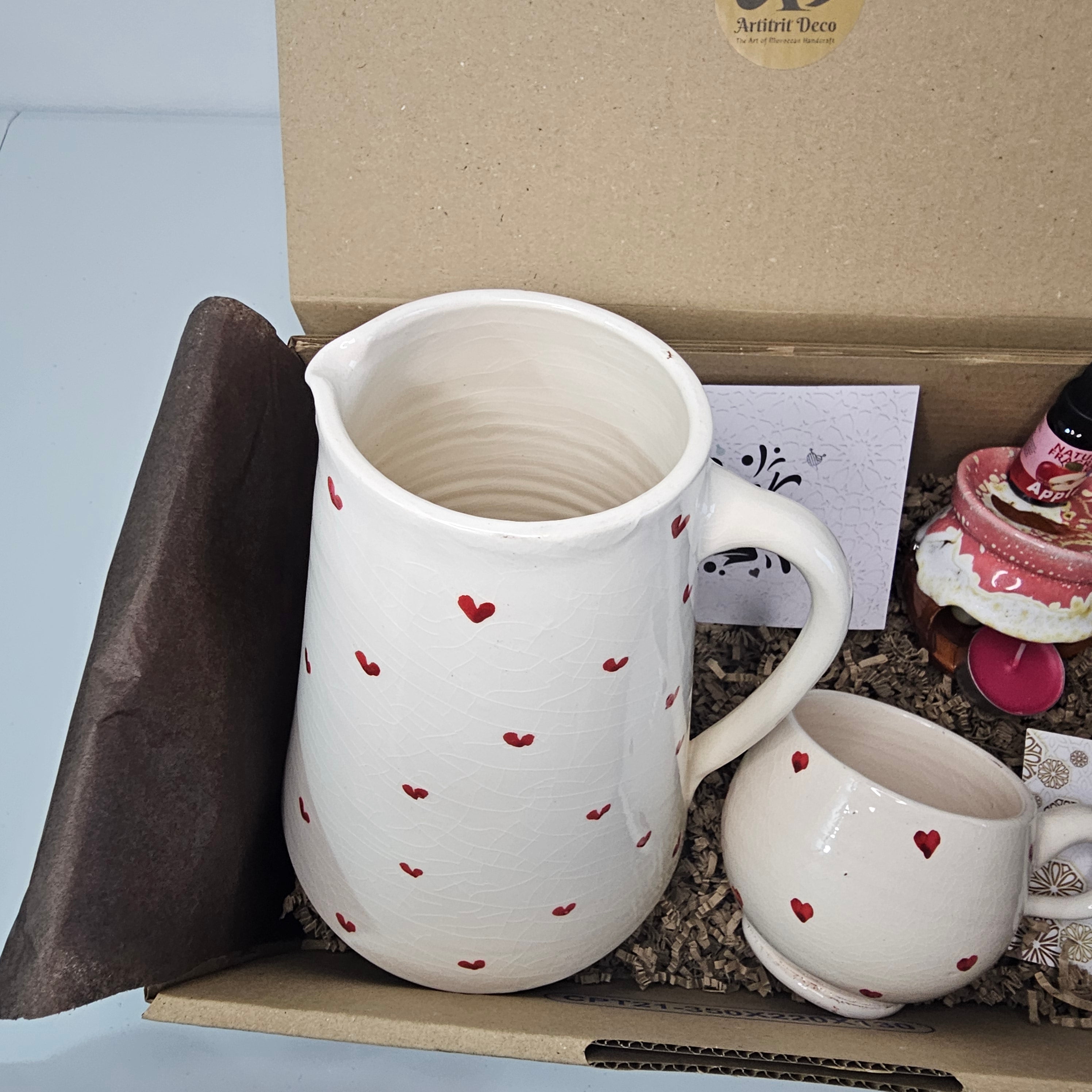 Tayri Sweet Scented Gift Set – Pitcher, Mug and Perfume Burner