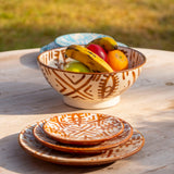 Service de 3 Assiettes – Fait Main en Céramique