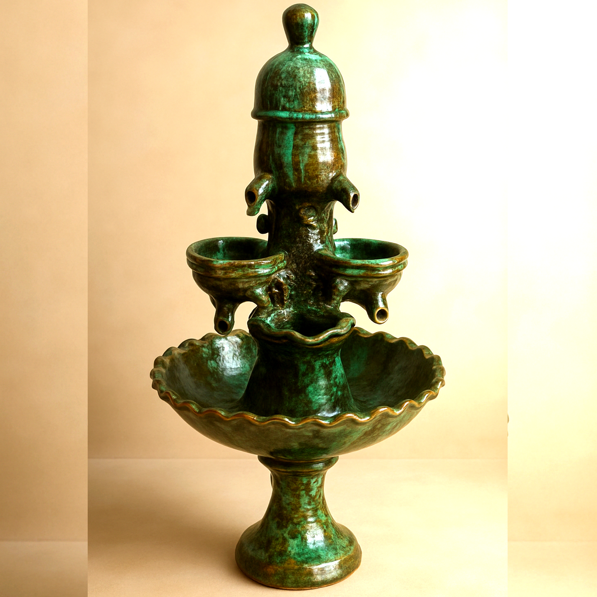 Fontaine titrit Artisanale en Céramique Unique Sur Commande