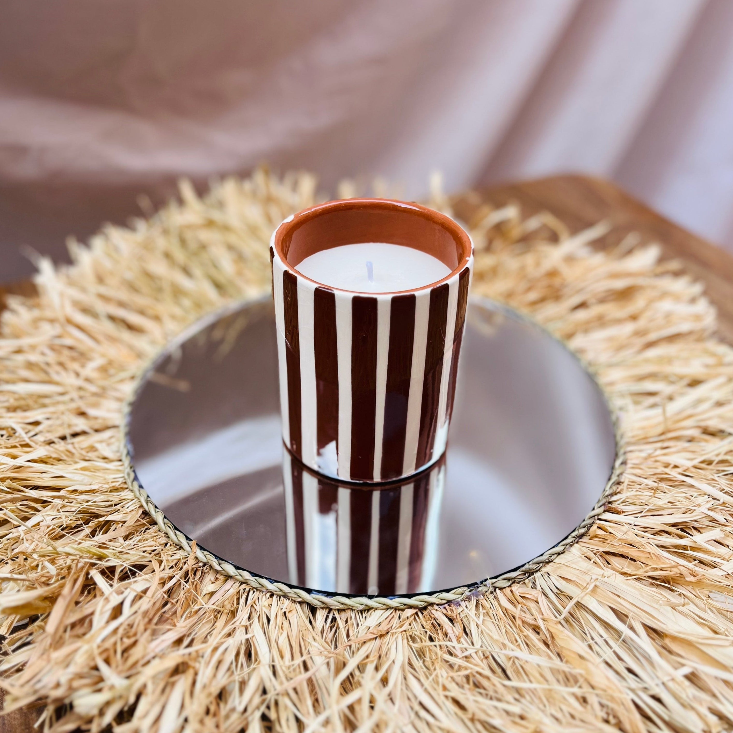 Tasse Lumière – Bougie parfumée en céramique artisanale