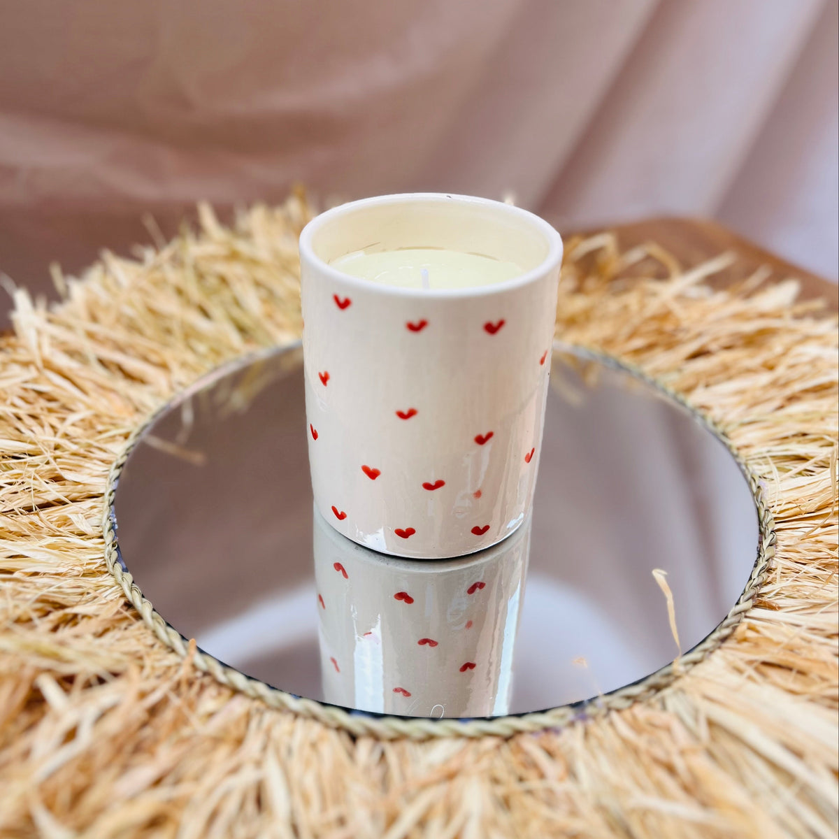 Tasse Lumière – Bougie parfumée en céramique artisanale