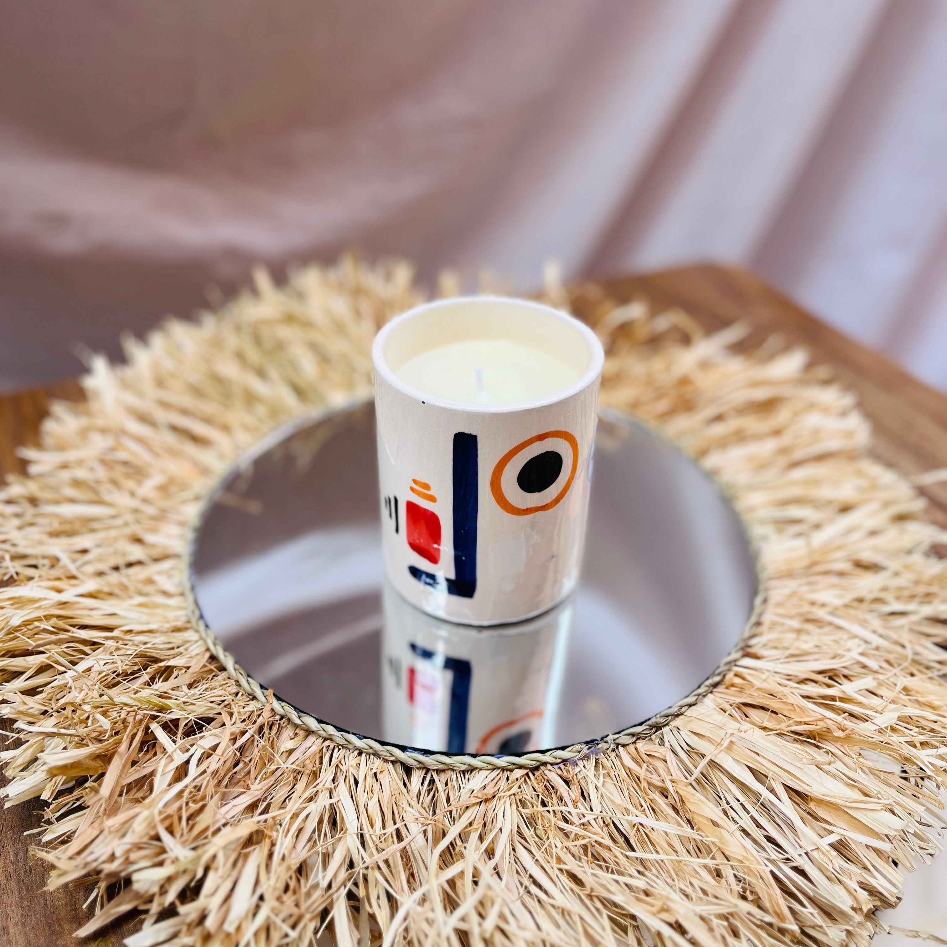 Tasse Lumière – Bougie parfumée en céramique artisanale